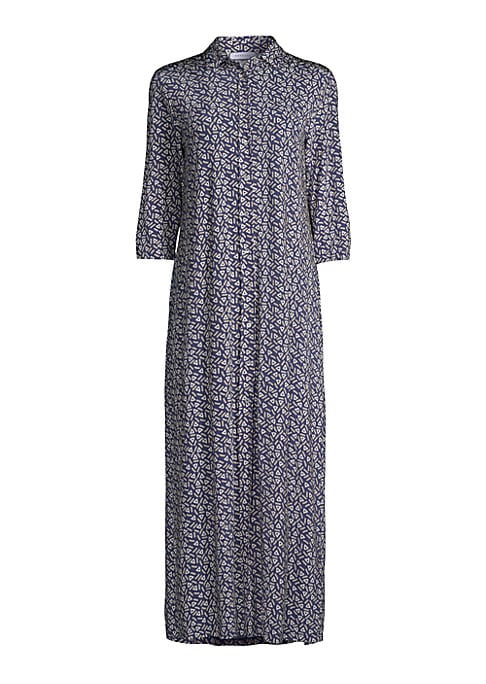 Geometric Chic Maxi Dress