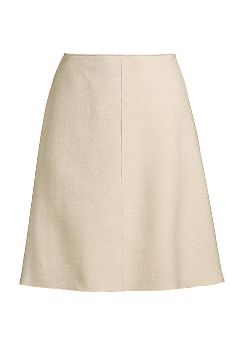 Chic A-Line Wool Skirt