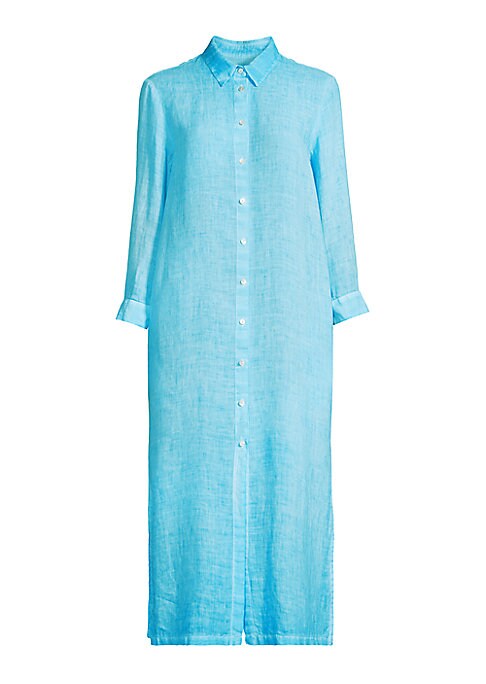 Linen Breeze Midi Dress