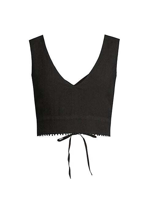 Luxe Tie-Back Crop Top