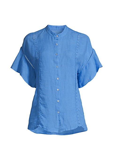 Lace-Crafted Summer Blouse