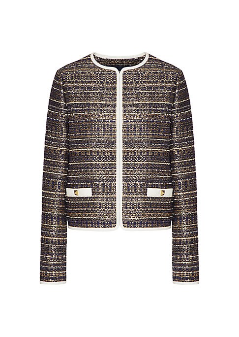 Chic Trimmed Blazer