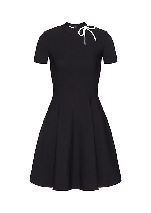Elegant Bow Midi Dress