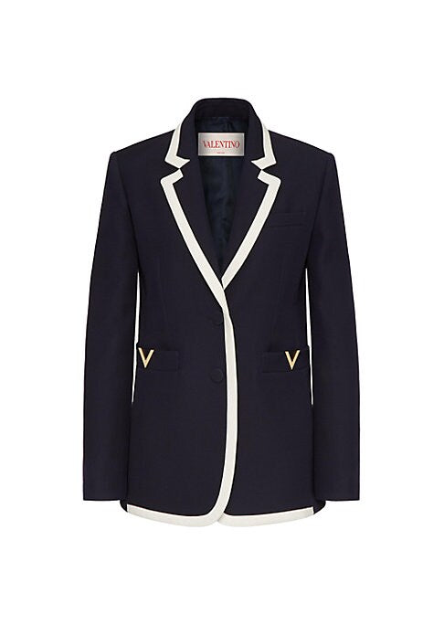 Elegant Wool Blend Blazer