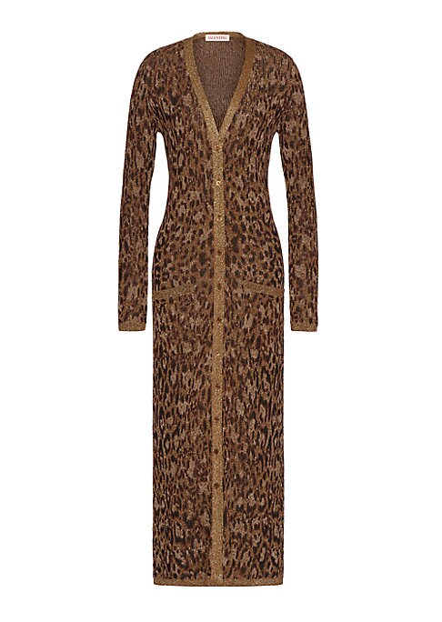 Lurex Animal Print Dress
