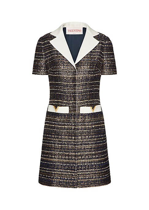 Chic Tweed Elegance Dress