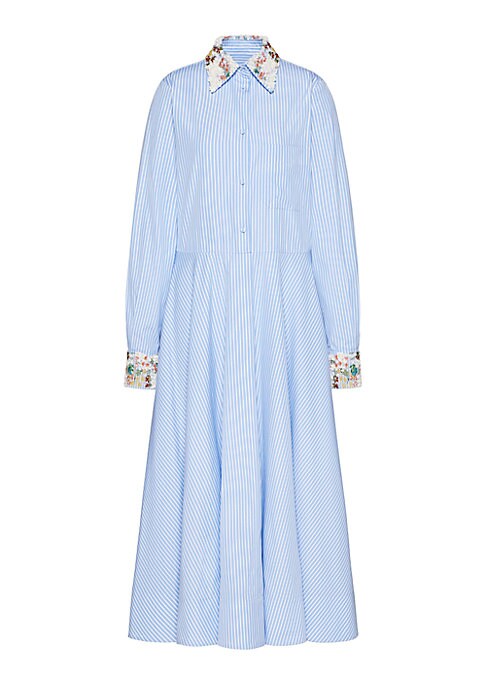 Classic Stripe Midi Dress