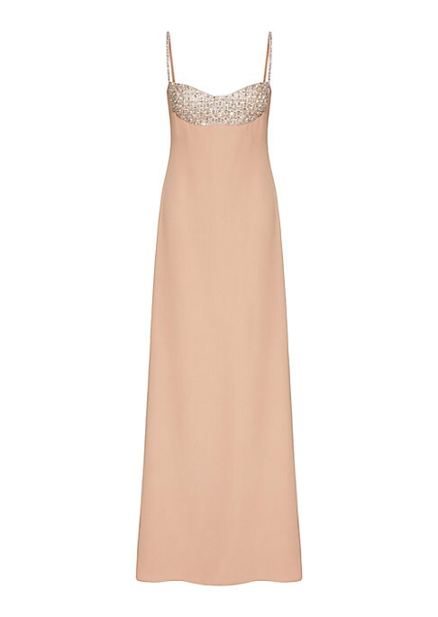 Glimmering Silk Evening Dress