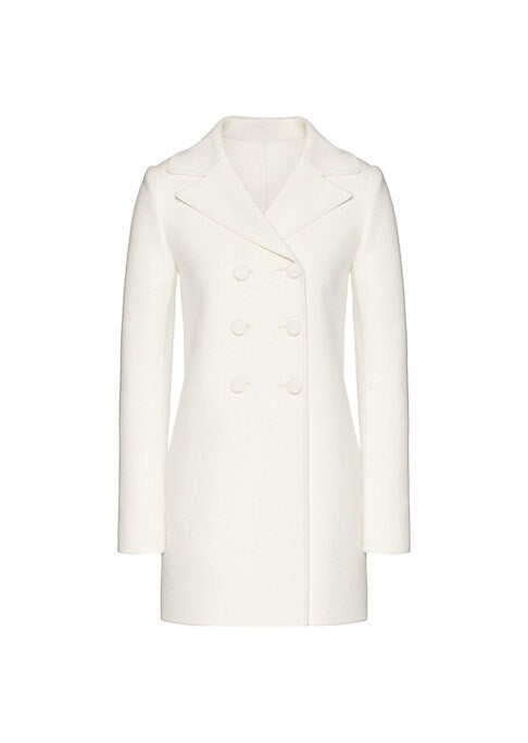 Elegant Wool Blend Peacoat