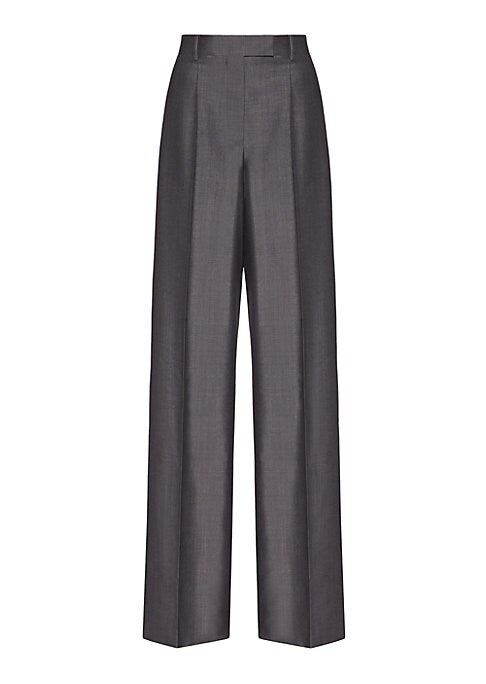 Chic Wool Blend Trousers