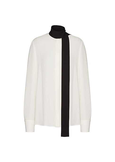 Silk Scarf Blouse