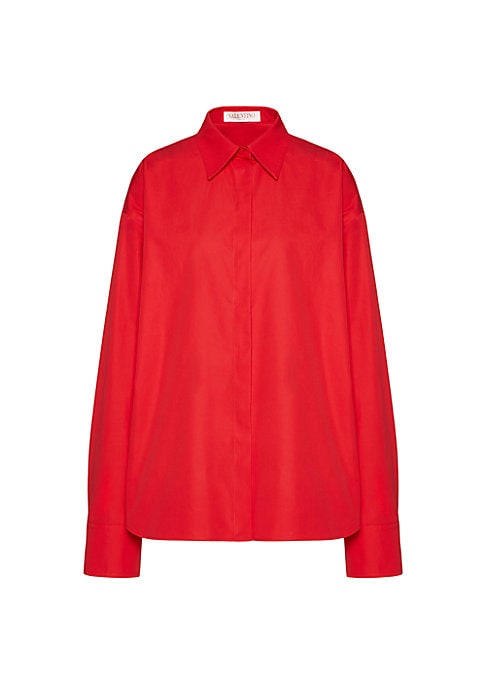 Oversized Cotton Blouse
