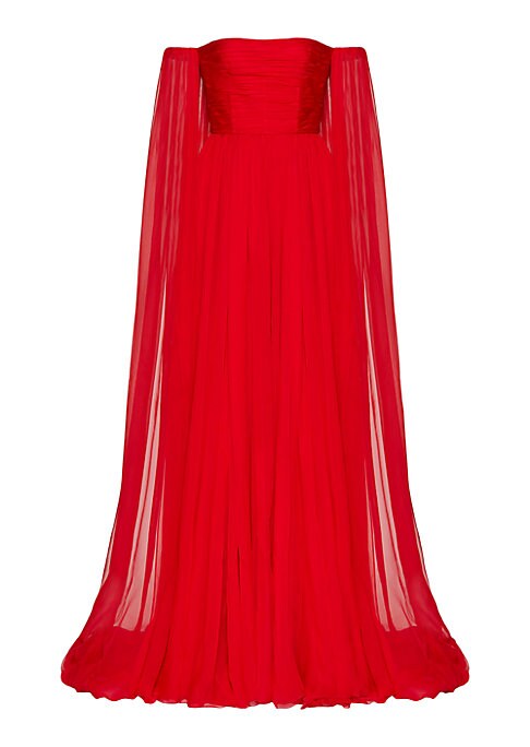 Elegant Silk Evening Gown