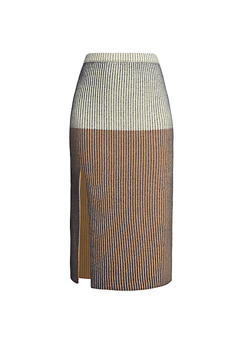 Chic Slit Knit Skirt