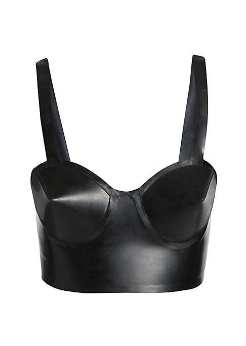 Sleek Latex Sweetheart Top