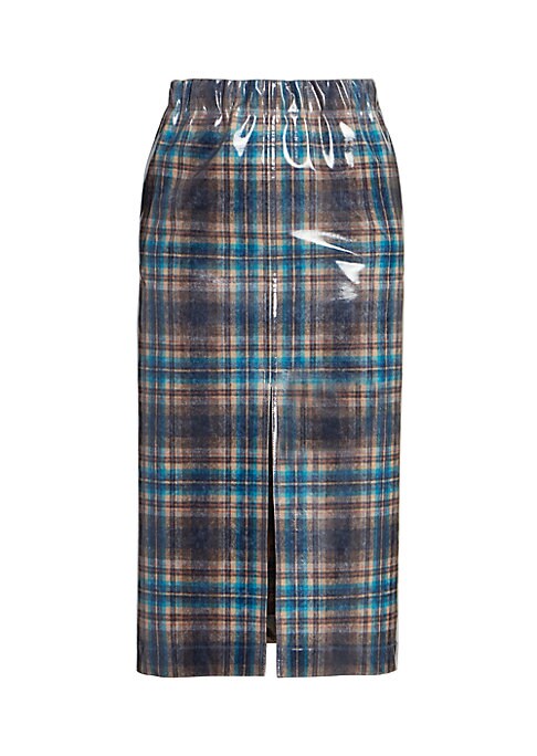 Chic Plaid Midi Skirt