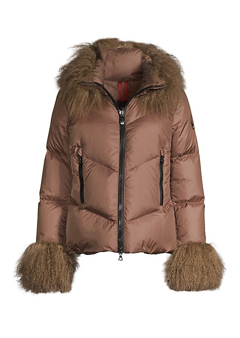 Shearling Luxe Puffer Jacket