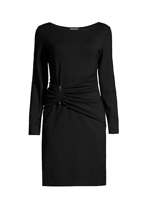 Chic Draped Mini Dress