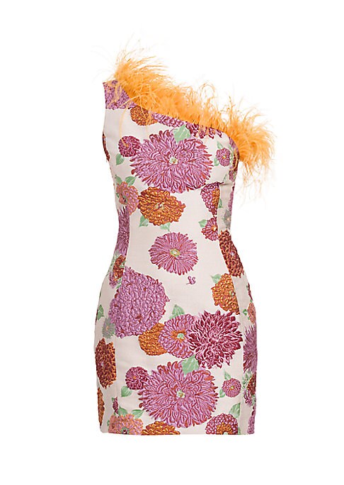 Feathered Floral Delight Dress