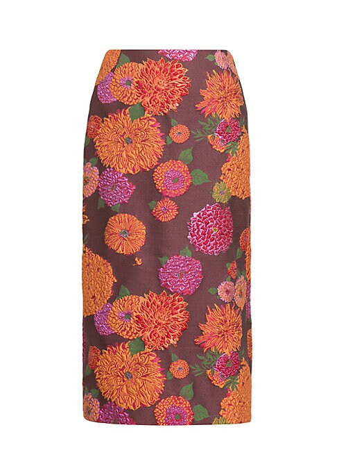Floral Luxe Pencil Skirt
