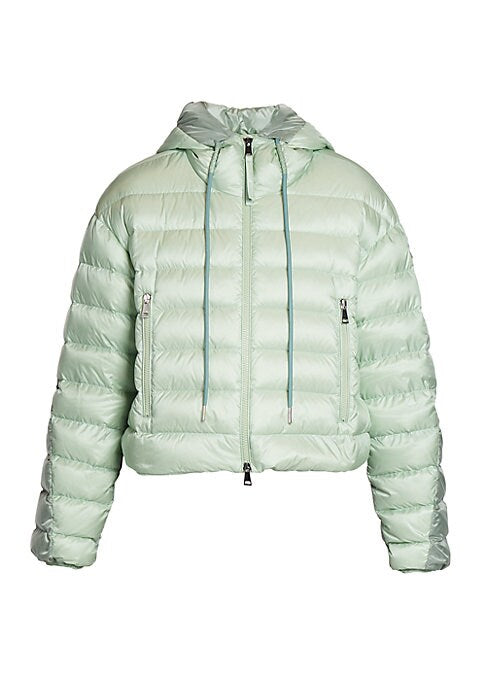 Chic Dual-Texture Puffer Jacket