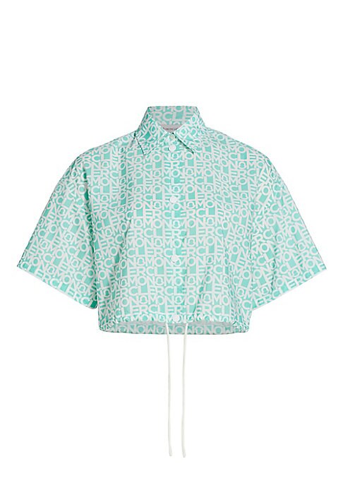 Chic Cropped Drawstring Top
