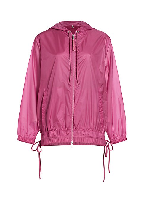 Windbreaker Jacket with Drawstrings