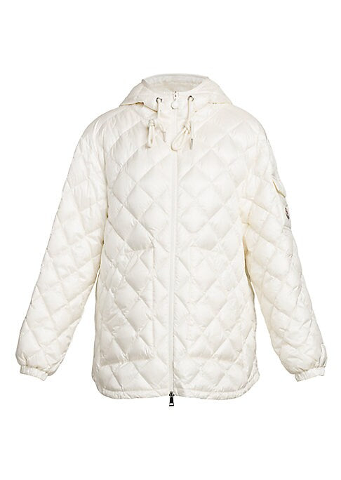Quilted Down Hooded Coat