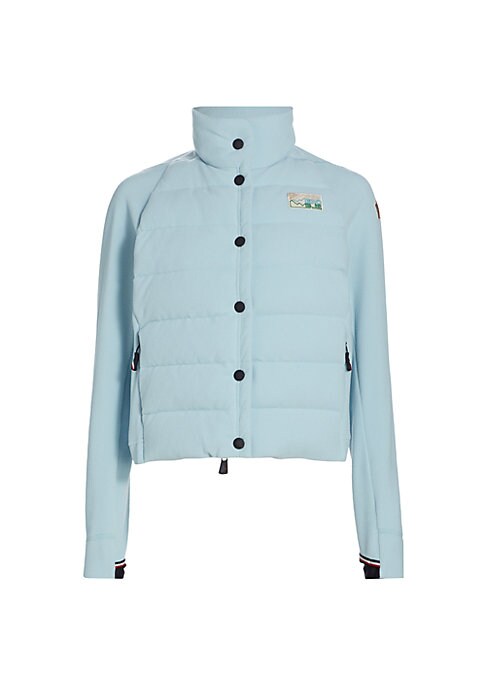 Sporty Quilted Fleece Jacket