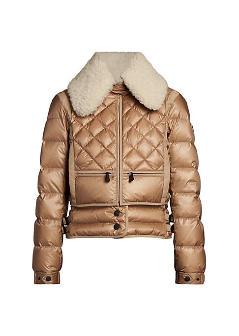 Shearling Luxe Down Jacket