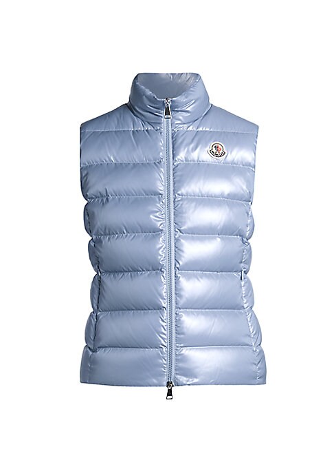 Shiny Channel Quilted Vest