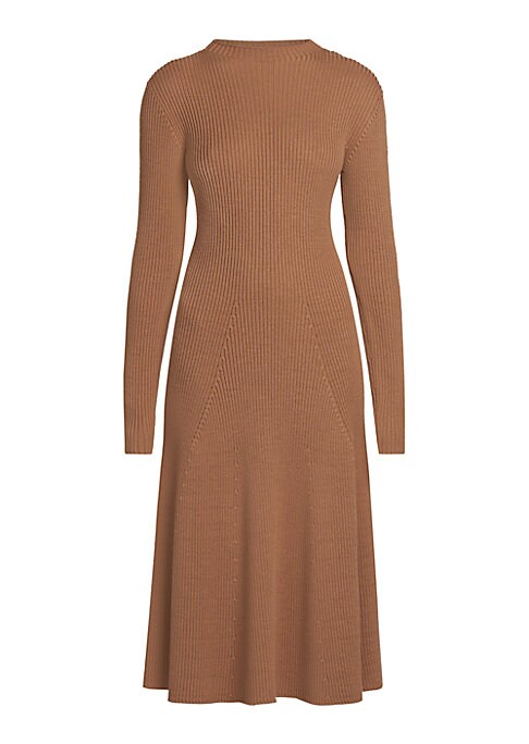 Charming Ribbed Midi Dress