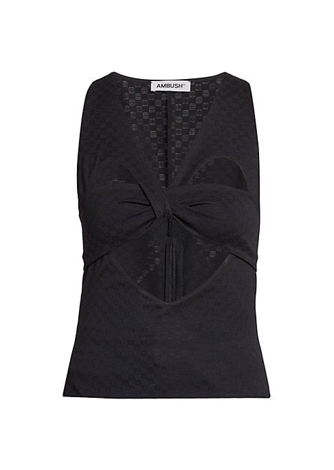 Charming Heart Cutout Top
