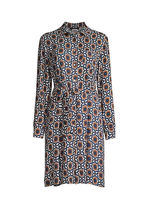 Floral Tie Belt Dress