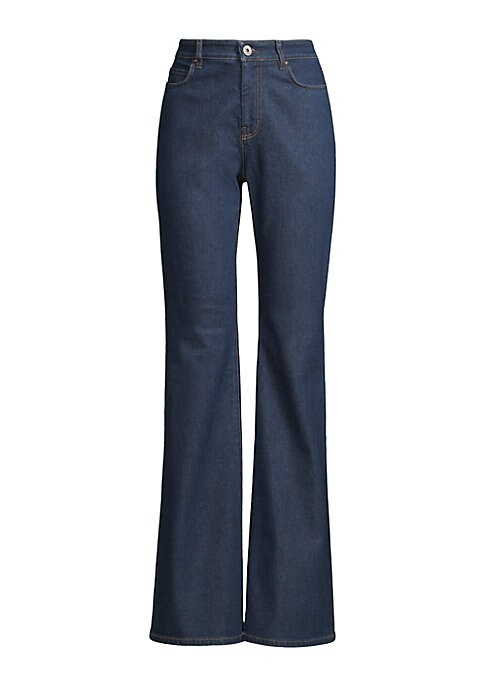 Flared Stretch Denim Jeans