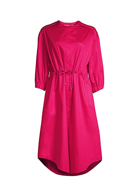 Chic Drawstring Midi Dress