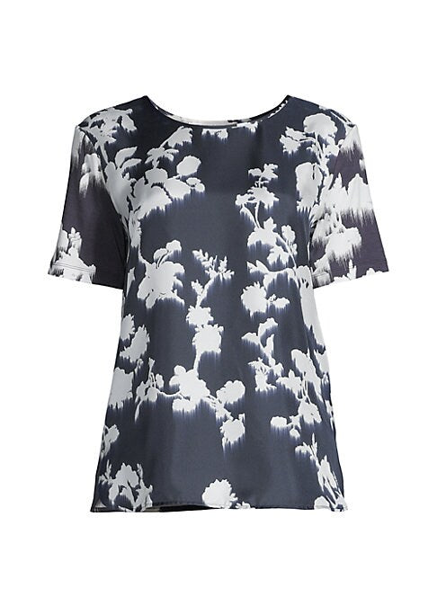Floral Silk Tee