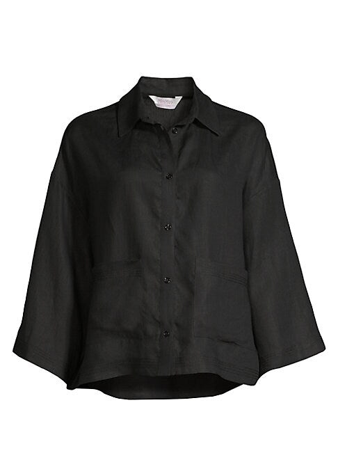 Luxe Linen Oversized Top