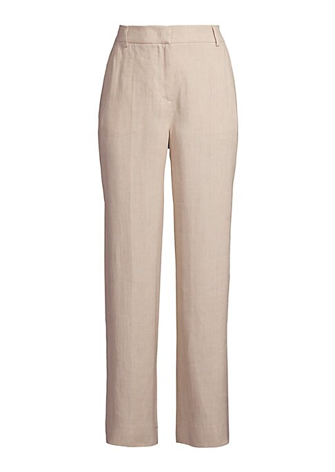 Luxe Linen Straight Trousers