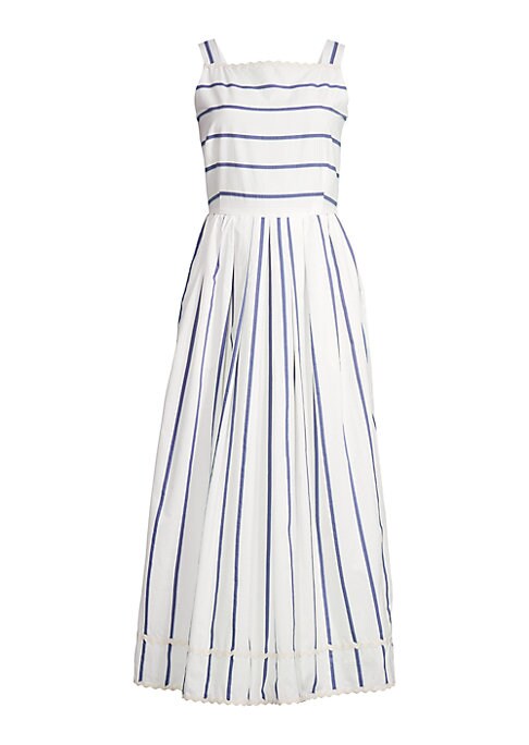 Charming Striped Midi Dress