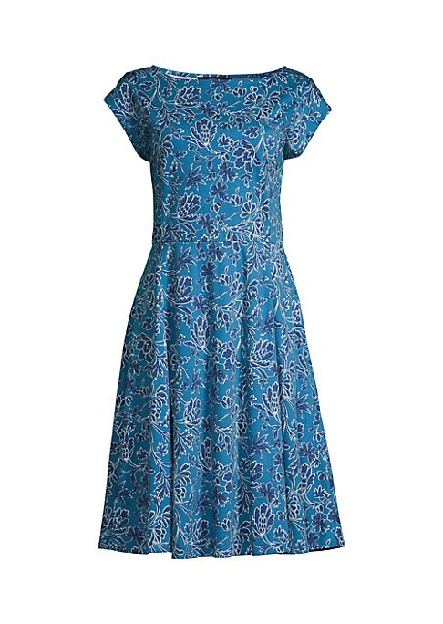 Floral Cap Sleeve Dress