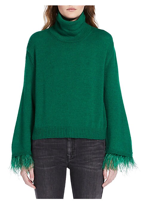 Feathered Elegance Sweater