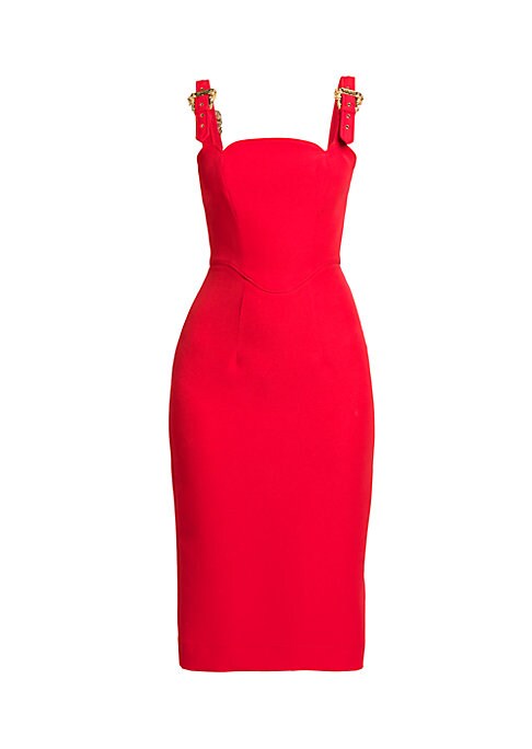 Buckle Chic Midi Dress