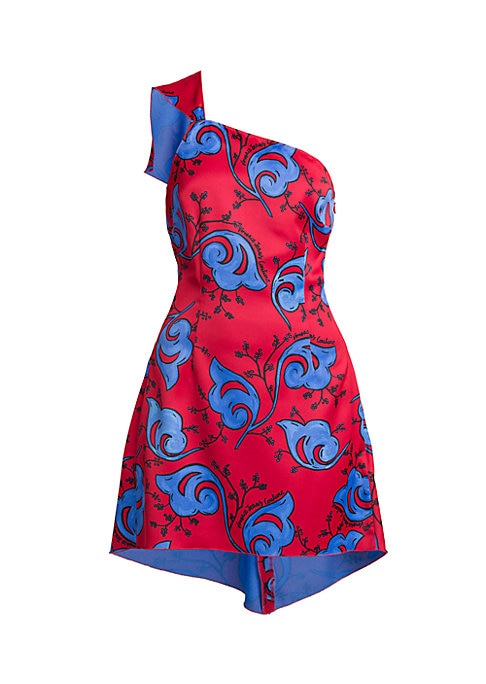 Vibrant Twigs Mini Dress