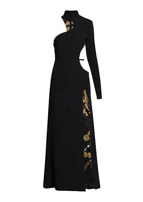 Asymmetric Elegance Gown