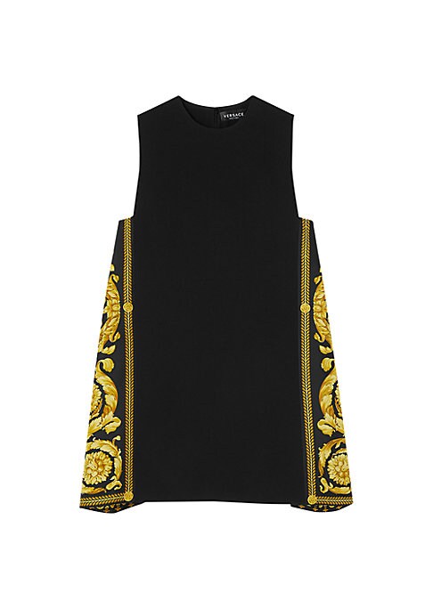 Silk-Trim Sensual Minidress