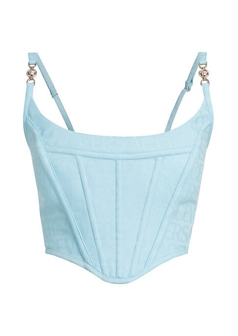 Chic Monogram Corset Top