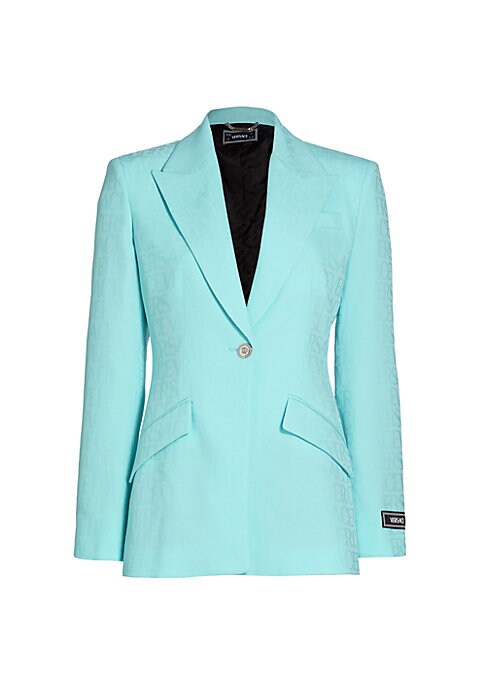 Monogrammed Wool Blazer