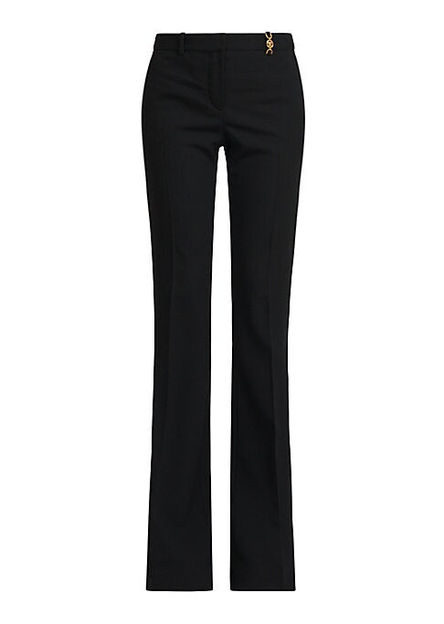 Flared Luxe Wool Trousers