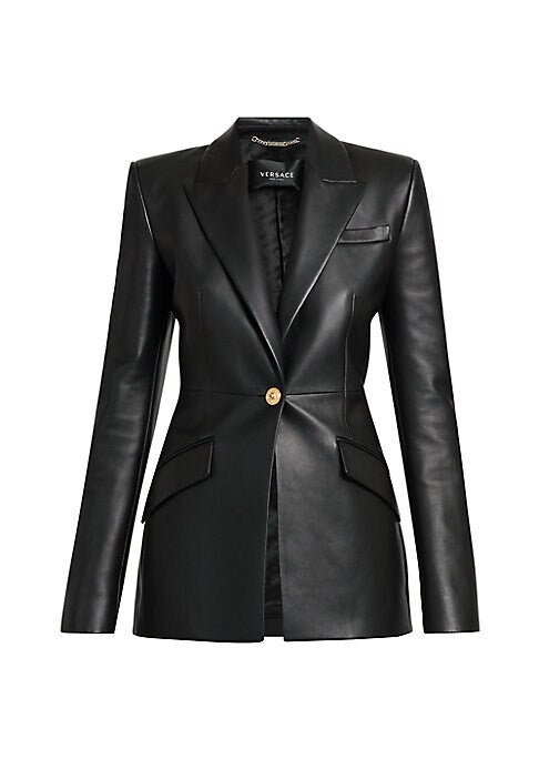 Sensual Leather Blazer